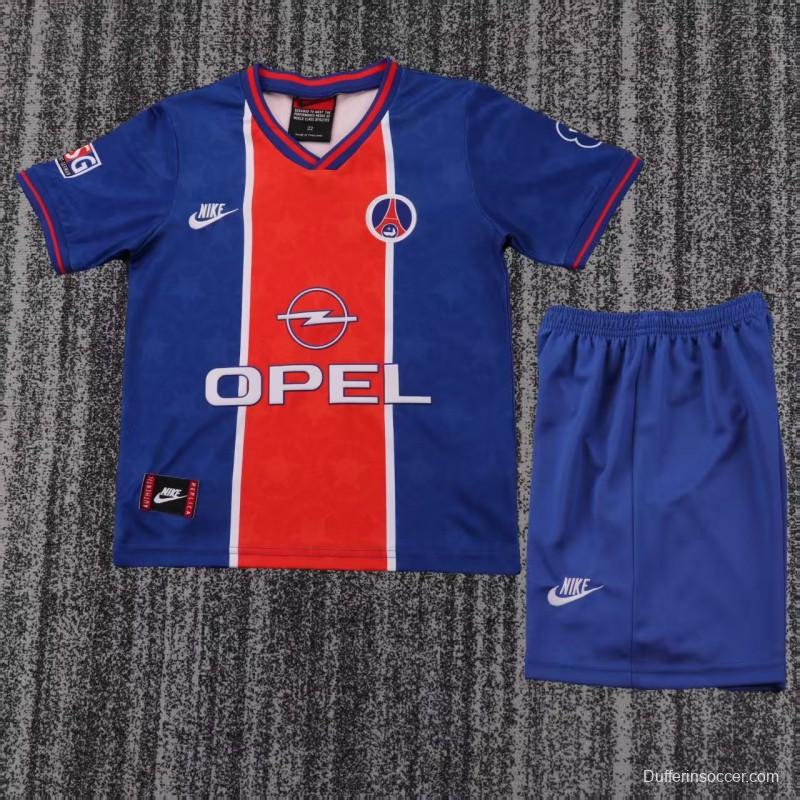 Retro 95/96 Kids PSG/Paris Saint-Germain Home Jersey