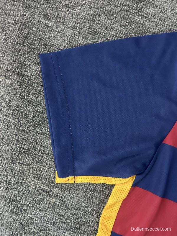Retro Kids 15/16 FC Barcelona Home Jersey