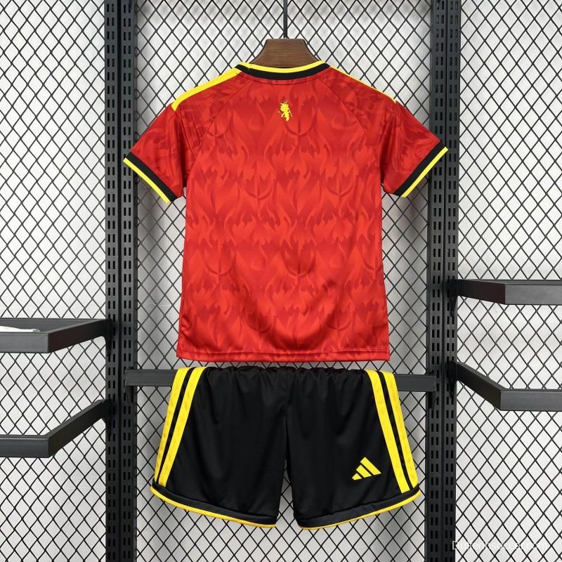 2026 Kids Belgium World Cup Home Kit