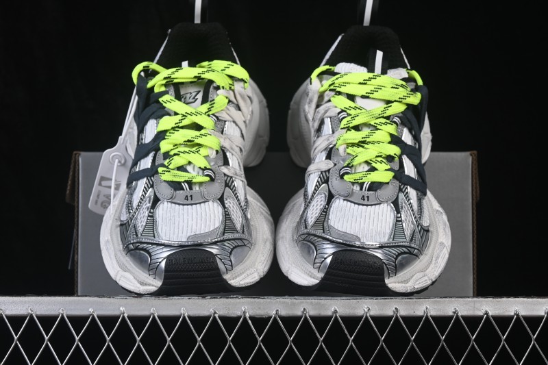 Balenciaga 3XL Interlace Running Shoes with Layered Mesh Upper and Advanced Cushioning - W3XTL1177