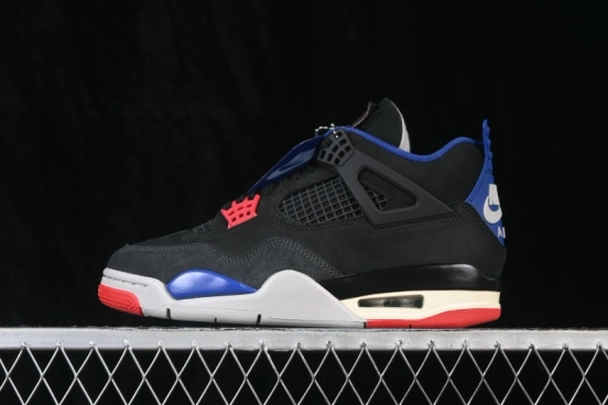 Nike Air Jordan 4 Retro AJ4 Black Grey Blue - FV5029-003