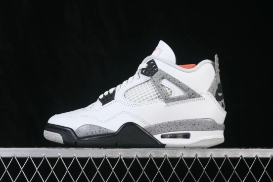 Nike Air Jordan 4 Retro White Cement Basketball Shoes - FV5029-100