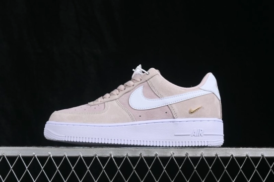 Nike Air Force 1 '07 Low Basketball Shoes with Classic Leather Upper and Cushioned Sole - IQ9964-600