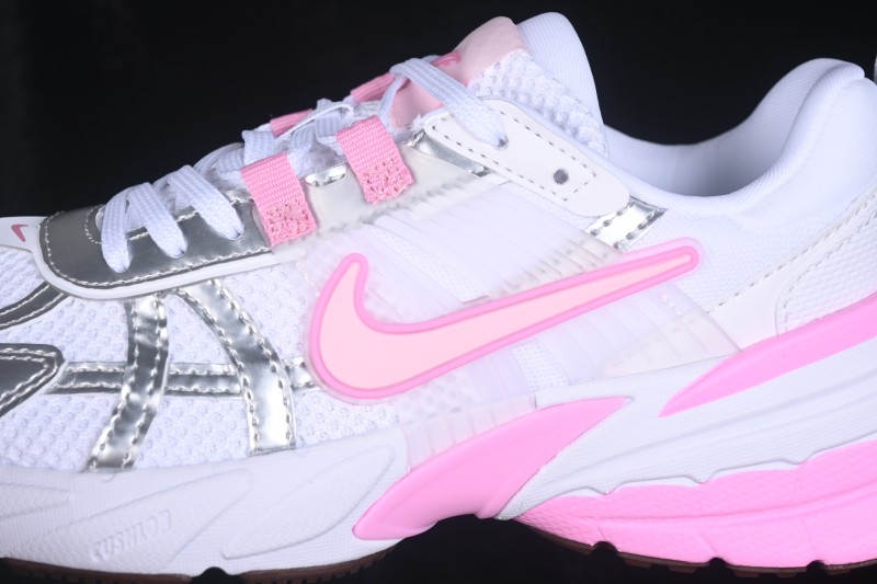 Nike V2K Run Retro Low-Top Running Shoes with Cushlon Foam and Anti-Slip Traction - FD0736-115