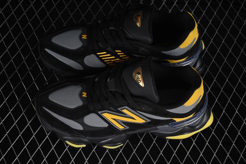 New Balance U9060 Retro Running Shoes with Mesh and Suede Upper - U9060TRZ