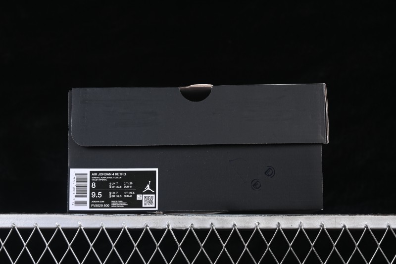 Jordan Air Jordan 4 Retro Lakers Sneakers with Premium Leather Upper - FV5029-500