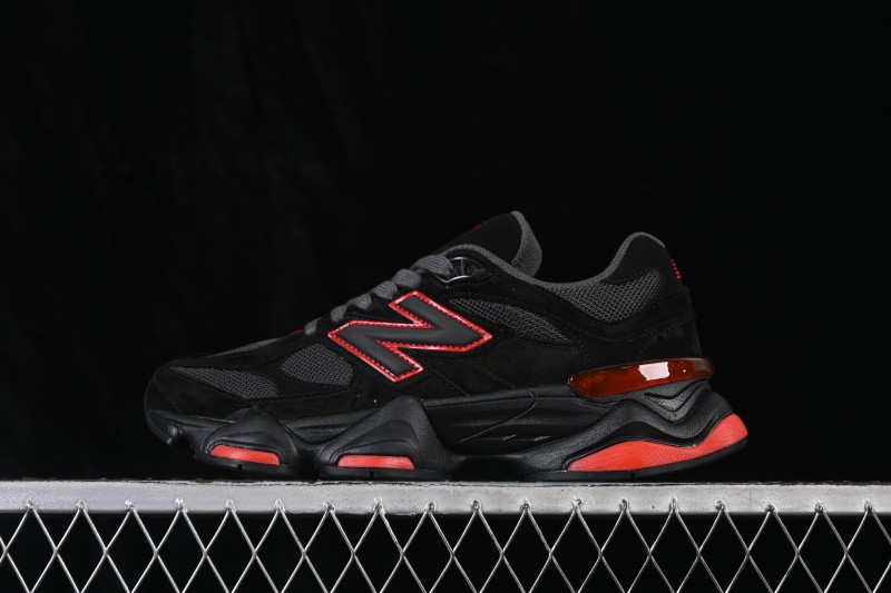 New Balance 9060 Retro Running Sneakers with ABZORB Cushioning and Suede Overlays - GC9060JR