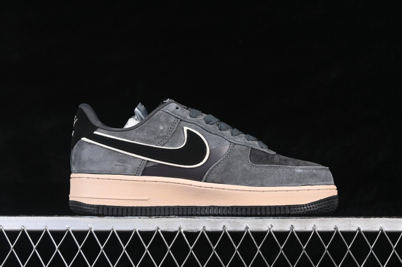 Nike Stussy Air Force 1 '07 Low Skateboarding Shoes with Iconic Co-Branding - BK1916-002