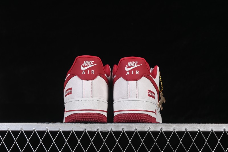 Nike Air Force 1 '07 Low Limited Year of the Horse Red White Color Blocking Casual Sneakers - JP2026-133