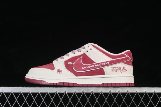 Nike SB Dunk Low Chinese New Year Red Custom Skateboarding Shoes - DN3168-024