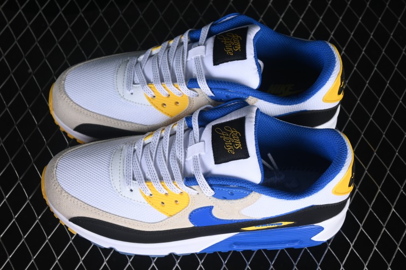 Nike Air Max 90 Retro Running Shoes with Air Cushioning - II7587-100
