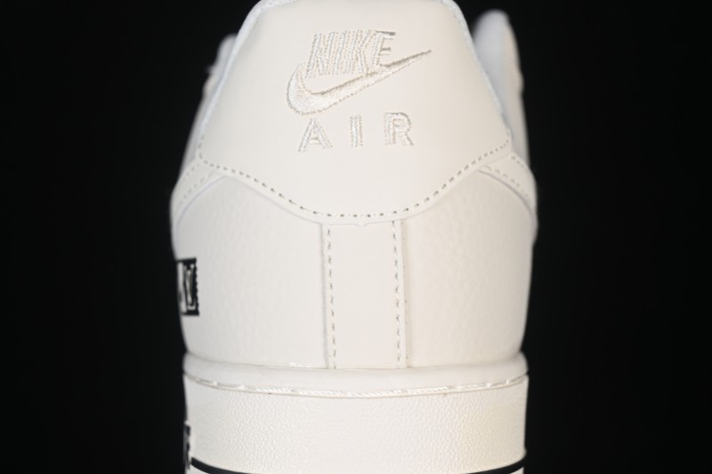 Nike Air Force 1 '07 Low Classic Black Patchwork Casual Sneakers - DF0188-137