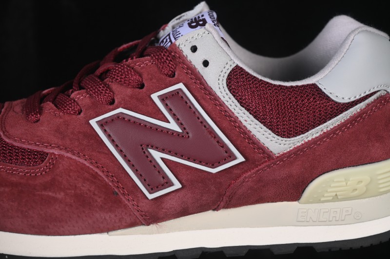 New Balance 574 Classic Retro Running Shoes with Suede and Mesh Upper - ML574VB