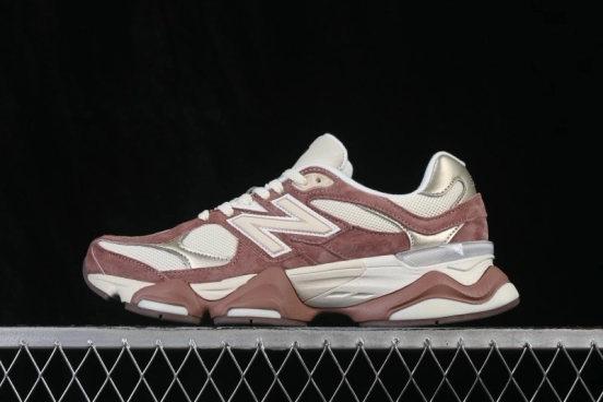 New Balance 9060 Retro Running Shoes with Mesh and Suede Upper - U9060ERP