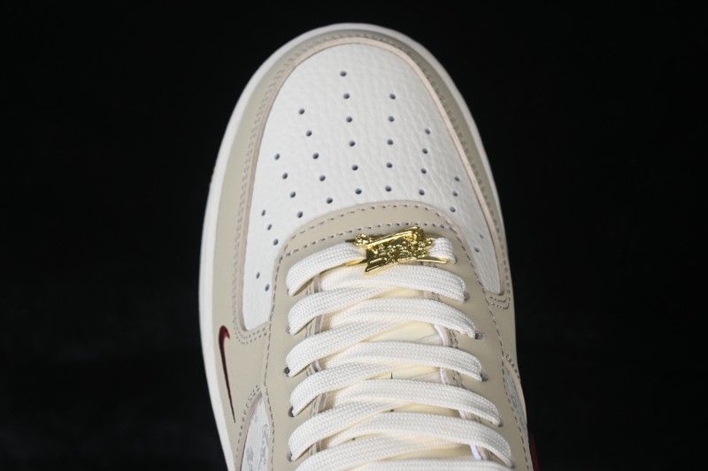 Nike Air Force 1 '07 Low Year of the Horse Limited Edition Cloud White Sneakers with Premium Leather and Classic Silhouette - NH0601-519