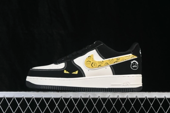 Nike Air Force 1 07 Low Collaboration Skateboarding Shoes with Full-Length Air Cushion - BK1916-006