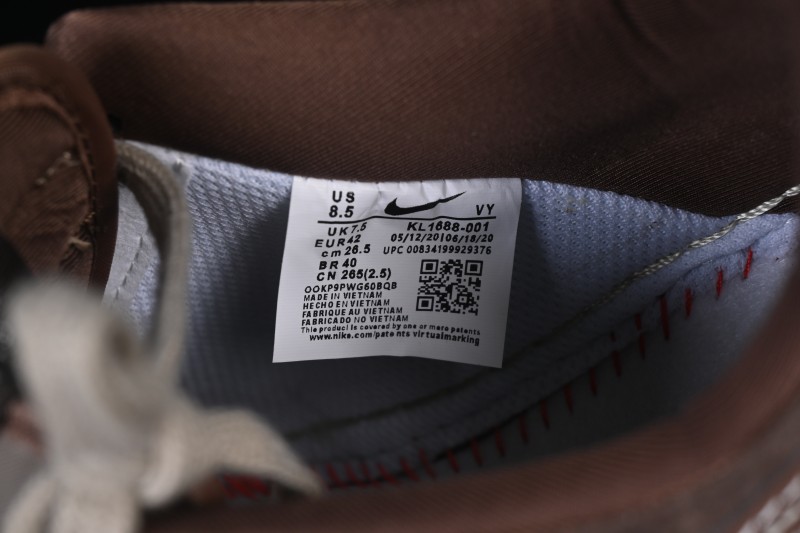 Nike Air Force 1 '07 Low Casual Sneakers in Brown and Light Khaki - KL1688-001