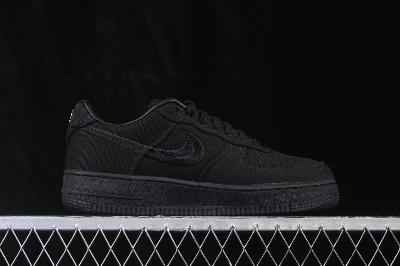 Nike Air Force 1 '07 Low Stussy Collaboration Casual Skateboarding Shoes - CZ9084-001