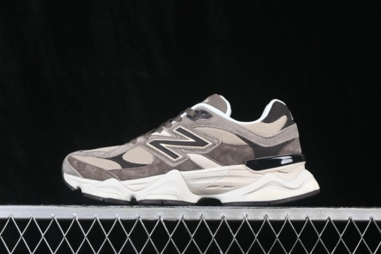 New Balance NB9060 Retro Running Shoes with ABZORB Cushioning and Suede Overlays - U90602JK