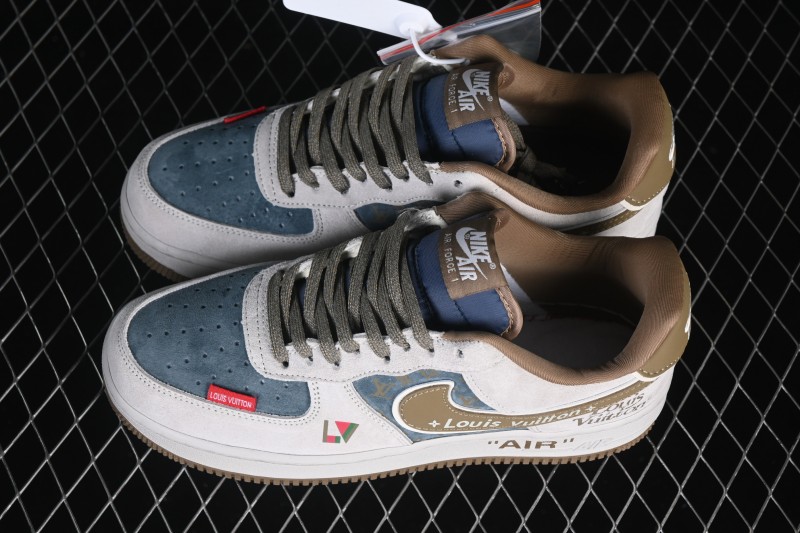 Nike Air Force 1 '07 Low Sneakers with Air-Sole Cushioning and Retro Design - DD1982-346
