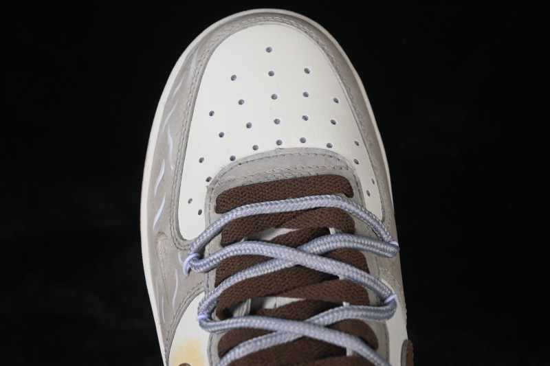 Nike Air Force 1 '07 Low Hand-Painted Armored Steed Vintage Skateboarding Shoes - DB3301-818