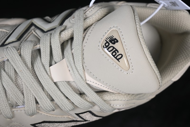 New Balance 9060 Retro Running Shoes with ABZORB Cushioning and Suede Overlays - U906078T