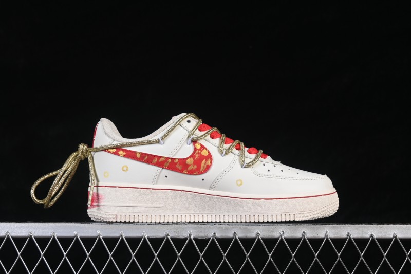 Nike Air Force 1 '07 Low Lucky Steed Traces Chinese New Year Hand-Painted Casual Skateboarding Shoes - SD2023-402