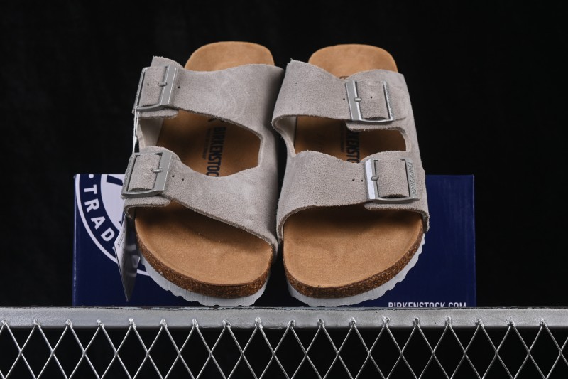 Birkenstock Shearling-Lined Slide Sandals with Cork-Latex Footbed - 1009527