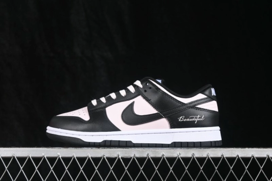 Nike SB Dunk Low Basketball Shoes with Black and Pink Colorway - DD1391-100