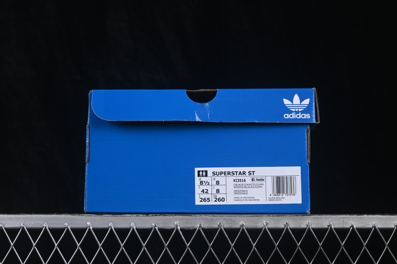 Adidas Superstar 2 ST Low-Top Casual Shell-Toe Shoes with Plush Cushioning - KI3516