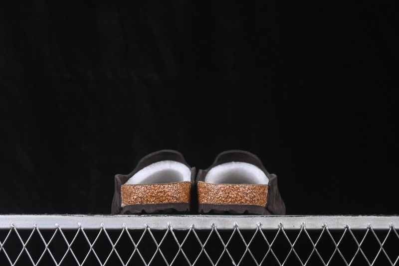 Birkenstock Suede Lambswool Cork Sandals - 1033164