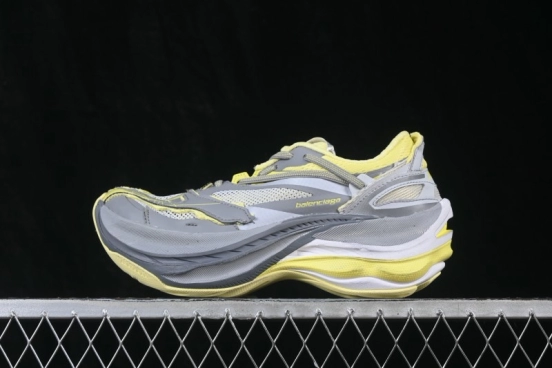 Balenciaga Jet Paris Embossed Print Round Toe Thick Sole Low Top Dad Shoes WMRTN1197