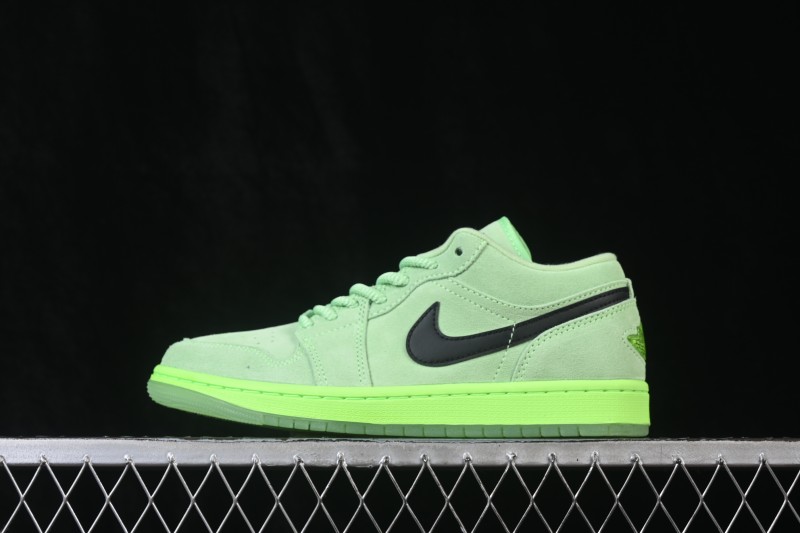 Nike Air Jordan 1 Low Retro Cultural Basketball Shoes Fluorescent Green - IV6501-337