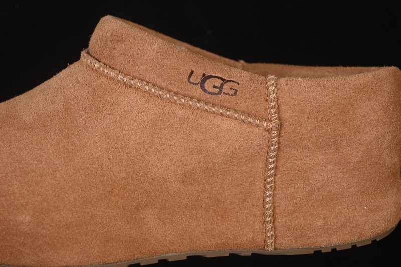 UGG Enwrap Clog Twinface Sheepskin Waterproof Low-Top Hidden Wedge Casual Shoes - 1180254 CHE