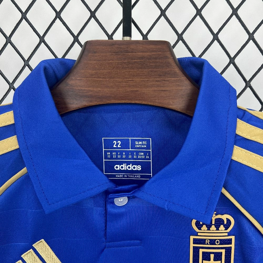 25/26 Kids Real Oviedo Home Jersey