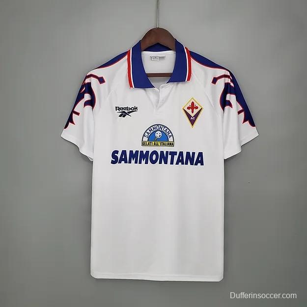 Retro 95/96 Fiorentina Away White Jersey