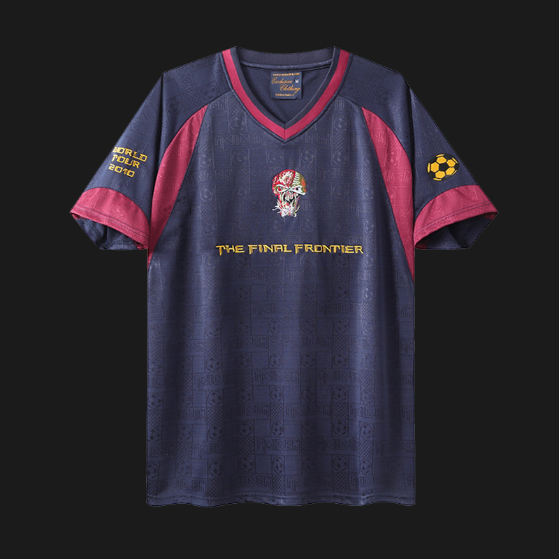 Retro 2010 West Ham United x Iron Maiden Home Jersey