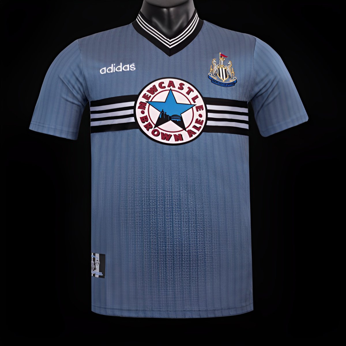 Retro 95/96 Newcastle United Away Grey Jersey