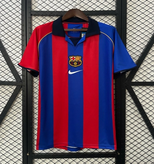01/02 Retro Barcelona Home Jersey