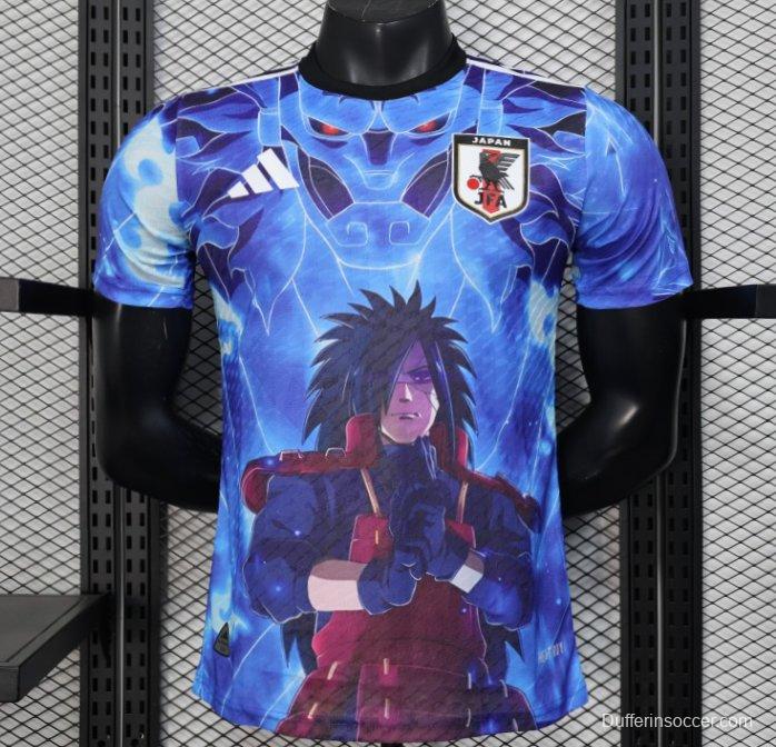 Player Version 2025 Japan Blue with Anime Character Design Jersey