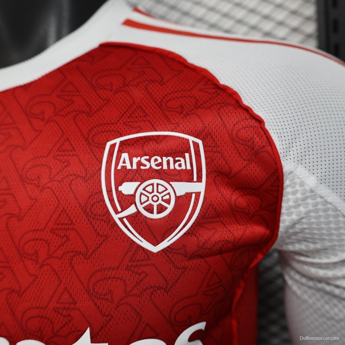 Player Version 25/26 Arsenal Home Long Sleeve Jersey