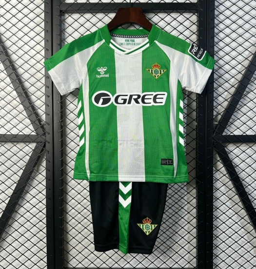 25/26 Kids Real Betis Home Size 16-28 Jersey