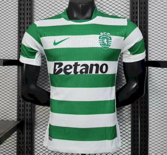 2025/26 Player Version Sporting CP Home Jersey
