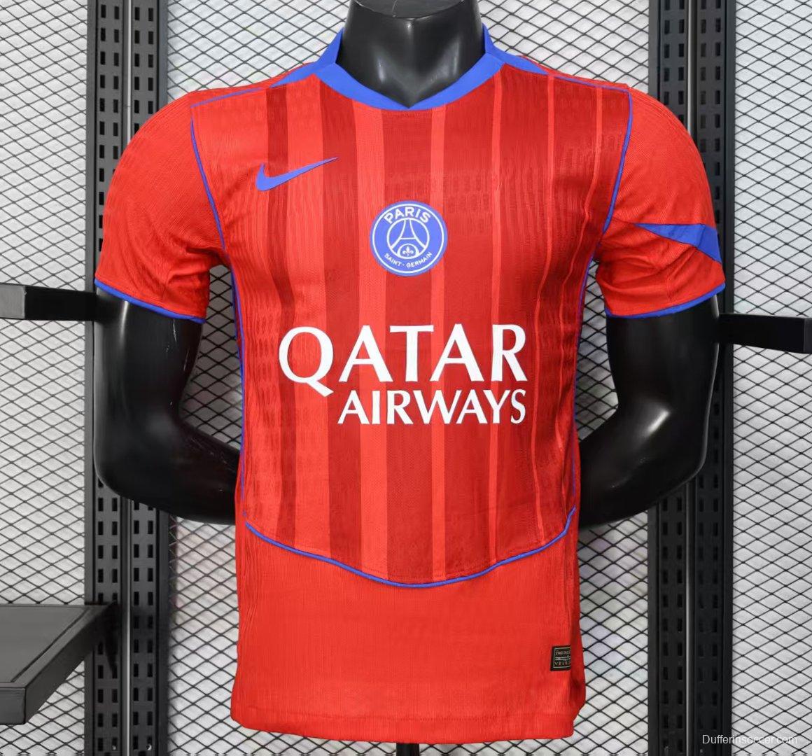 Player Version 25/26 PSG Third Red Jersey
