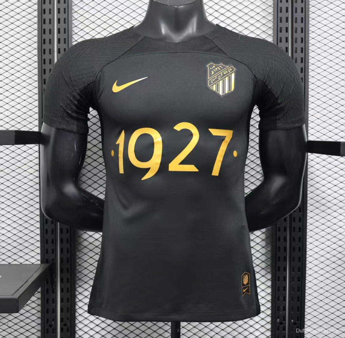 Player Version 25/26 Al-Ahli Champion Black Jersey