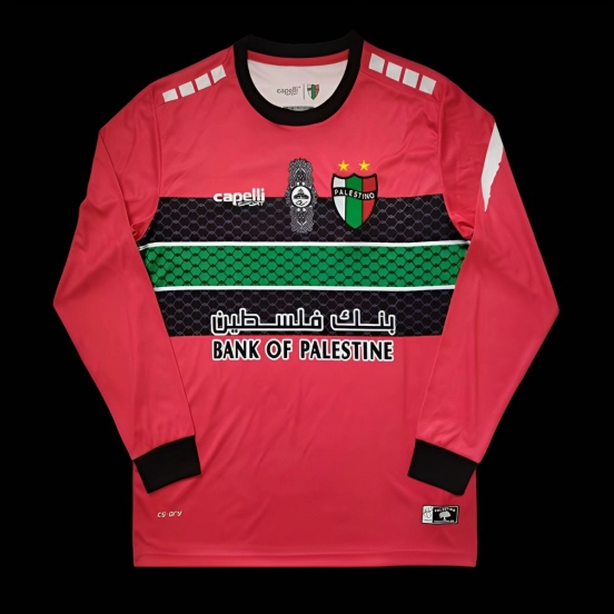 Retro 22/23 Palestino CD Long Sleeve RED Jersey