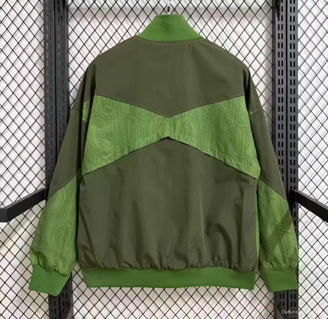 25/26 Chelsea  Green  Full Zipper Windbreaker
