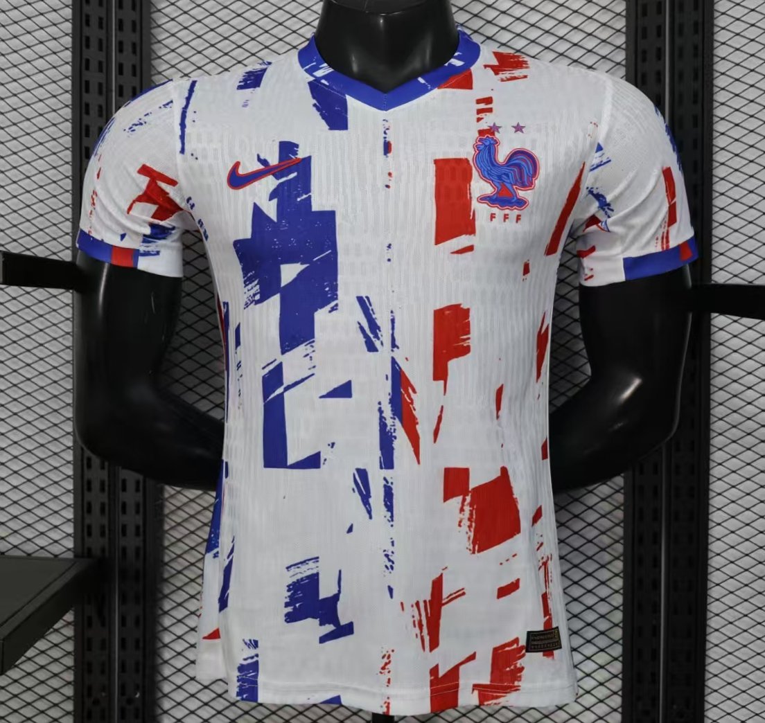2026 Player Version France White with Blue and Red Brushstrokes
Special Edition Jersey