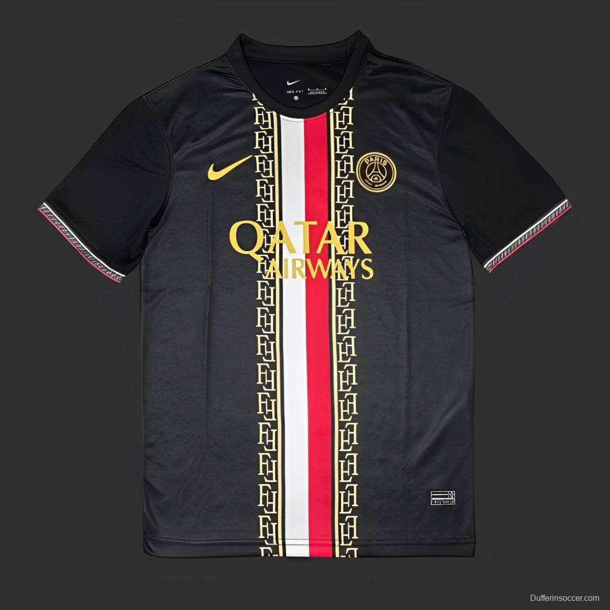 25/26 PSG Paris Saint-Germain Entrainement Black Special Jersey