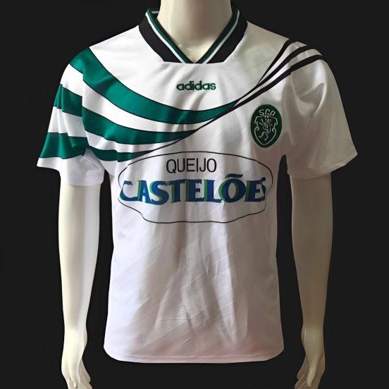 Retro 1994/95 Sporting Lisbon Away White Jersey